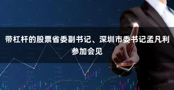 带杠杆的股票省委副书记、深圳市委书记孟凡利参加会见